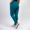 Pantaloni medicali Lotus Flex, stretch, cu snur, turcoaz inchis, TS-SP3