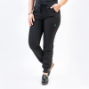 Pantaloni medicali Lotus Flex, stretch, cu snur, negru, TS-SP4