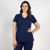 Bluza medicala Lotus Flex, stretch, bleumarin, TRS-NP13