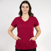 Bluza medicala Lotus Flex, stretch, visiniu, TRS-NP13