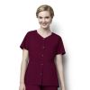 Bluza uniforma medicala, WonderWork, 200-WINE XL