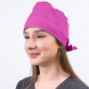 Boneta medicala stretch Lotus Flex, fucsia, CVC-HN3