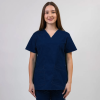 Bluza medicala Lotus Flex, stretch, Bleumarin, CVC-NP1 2XS