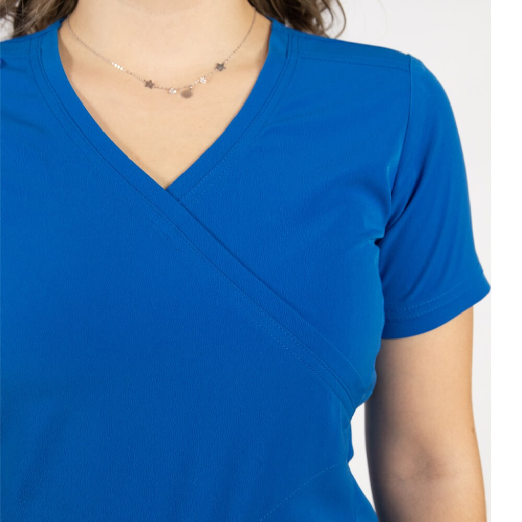 Bluza medicala Lotus Flex, stretch, albastru royal, TS-NP8