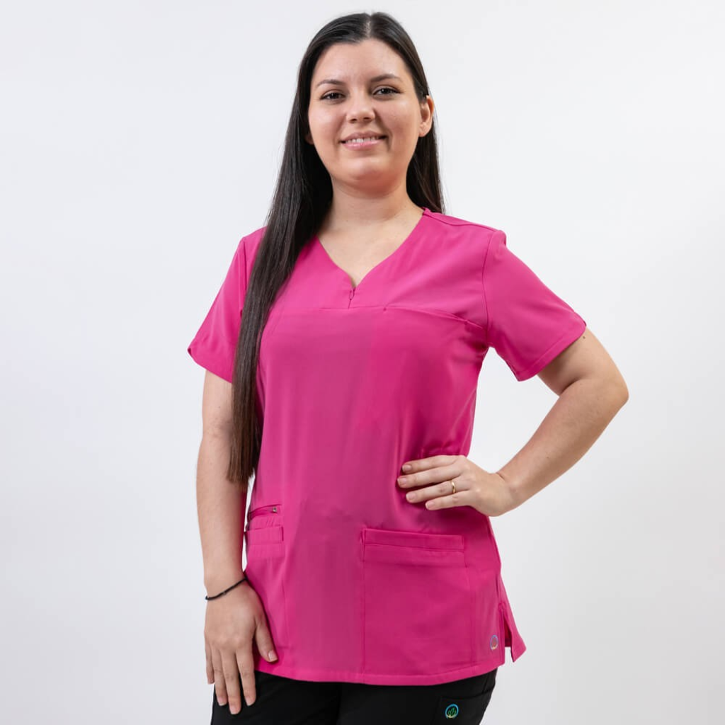 Bluza medicala Lotus Flex, stretch, fucsia orhidee, TS-NP10 2XS