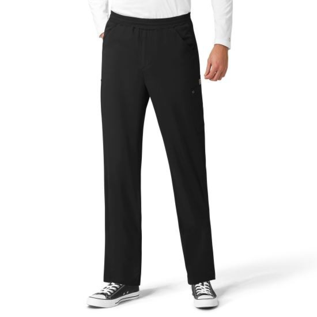 Pantaloni uniforma medicala, WonderWink Aero, 5429-BLAC 