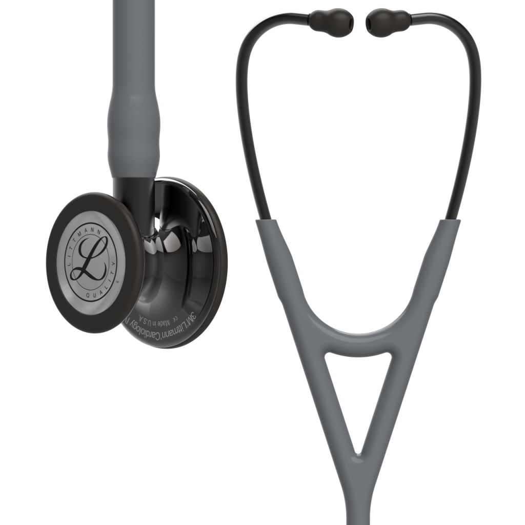 Stetoscop Littmann Cardiology IV Gri capsula fumurie reflexie oglinda 6238