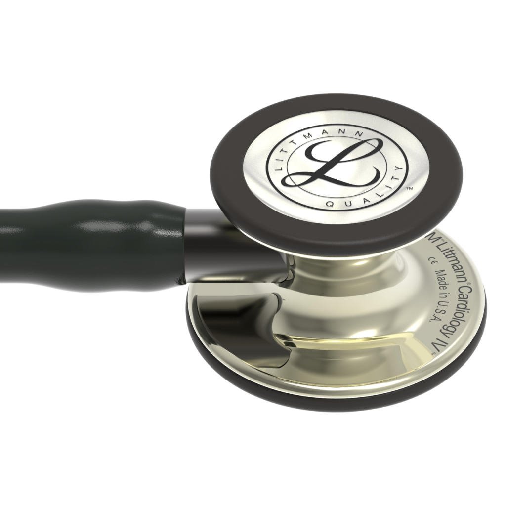 Stetoscop 3M Littmann Cardiology IV Negru, capsula sampanie 6179  - capsula 